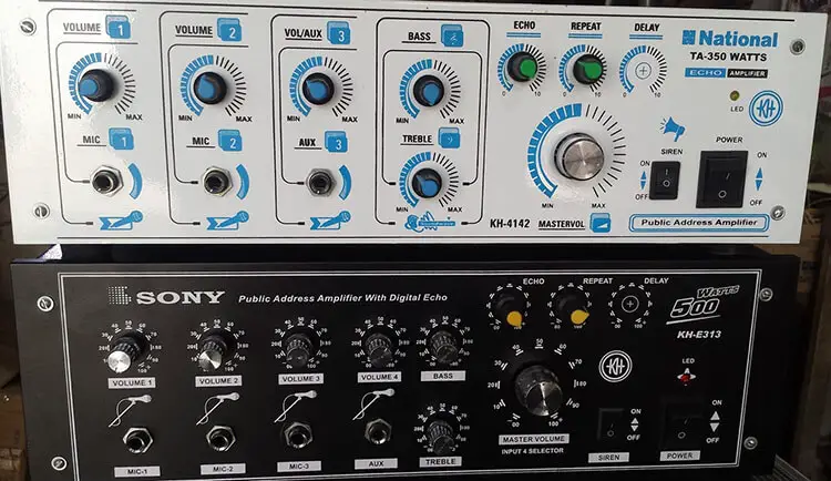 Connect multiple amplifiers to one source