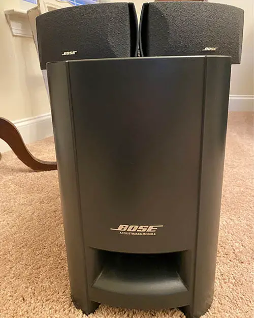 How to use bose speakers without the Acoustimass module