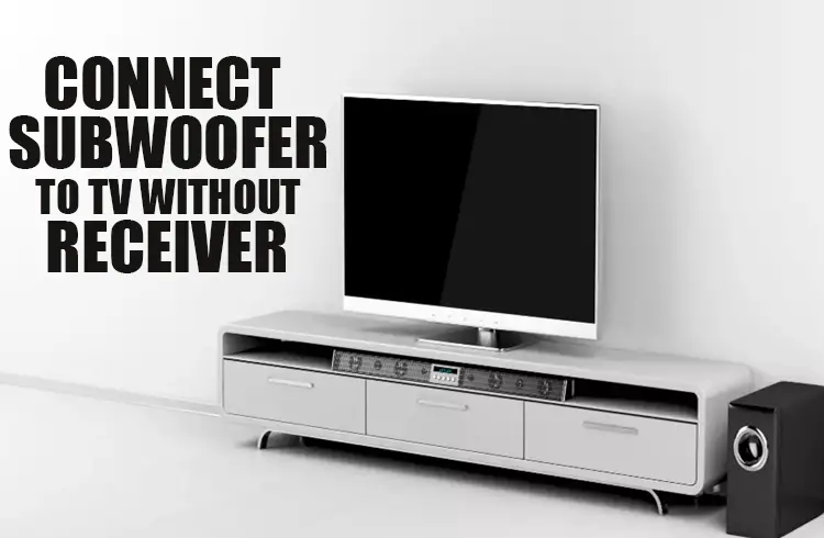 Connect subwoofer to tv without receiver