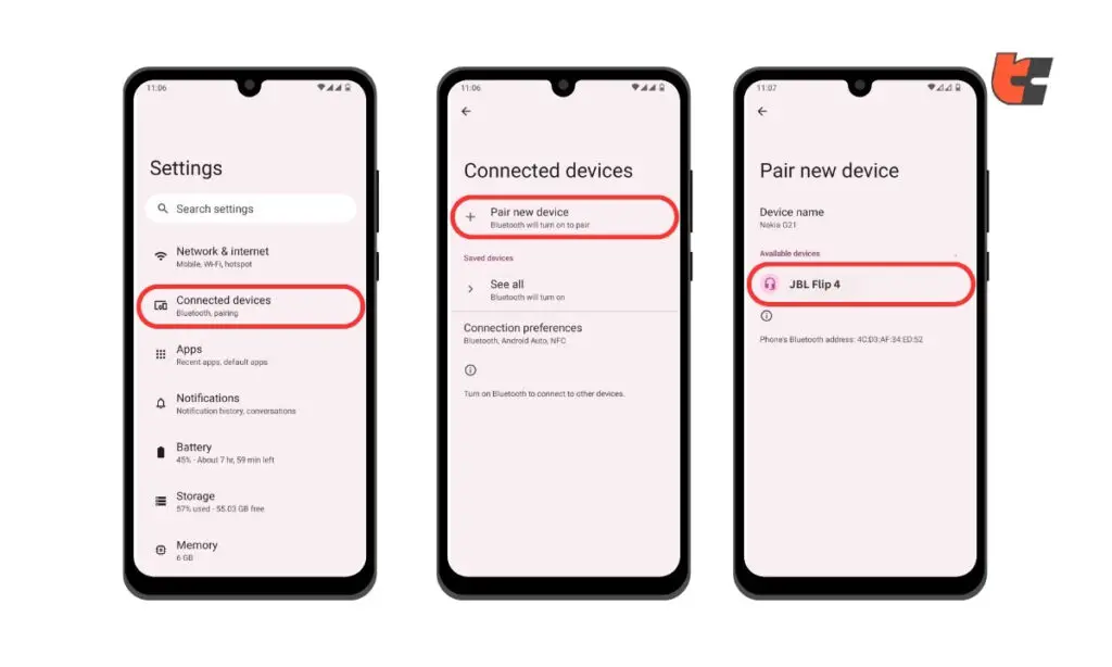 Steps For Connecting JBL Flip 4