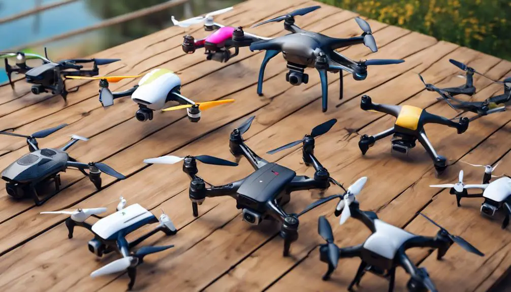 camera drone price range