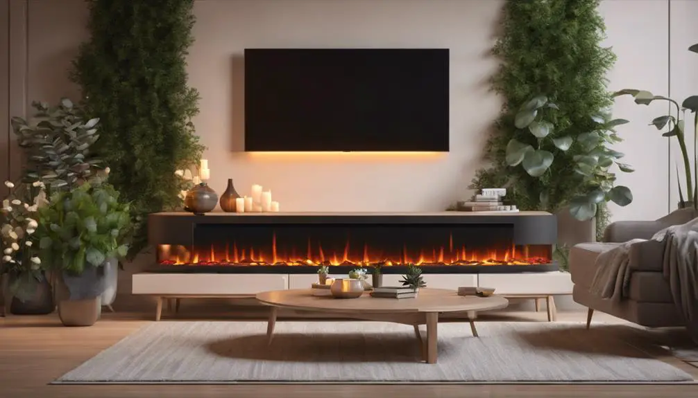 electric fireplace tv stand compatibility