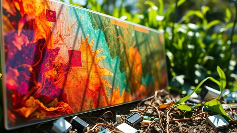 biodegradable displays minimize e waste