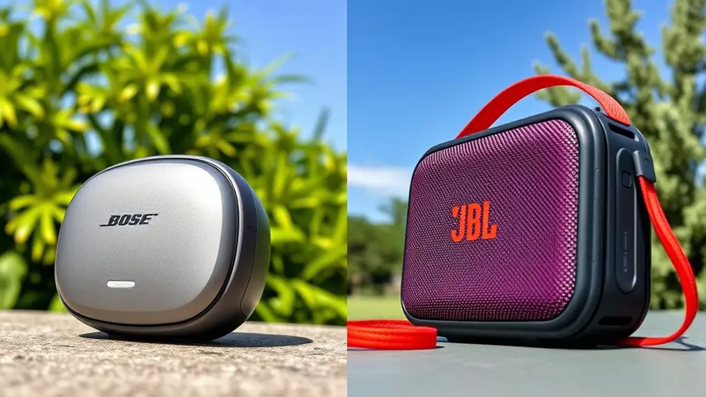 bose soundlink and jbl flip
