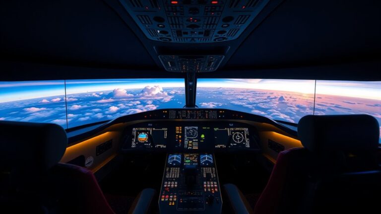 flight simulator display technologies