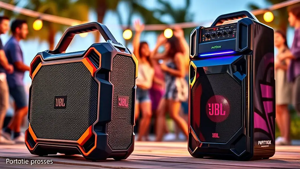 jbl speaker comparison highlights differences