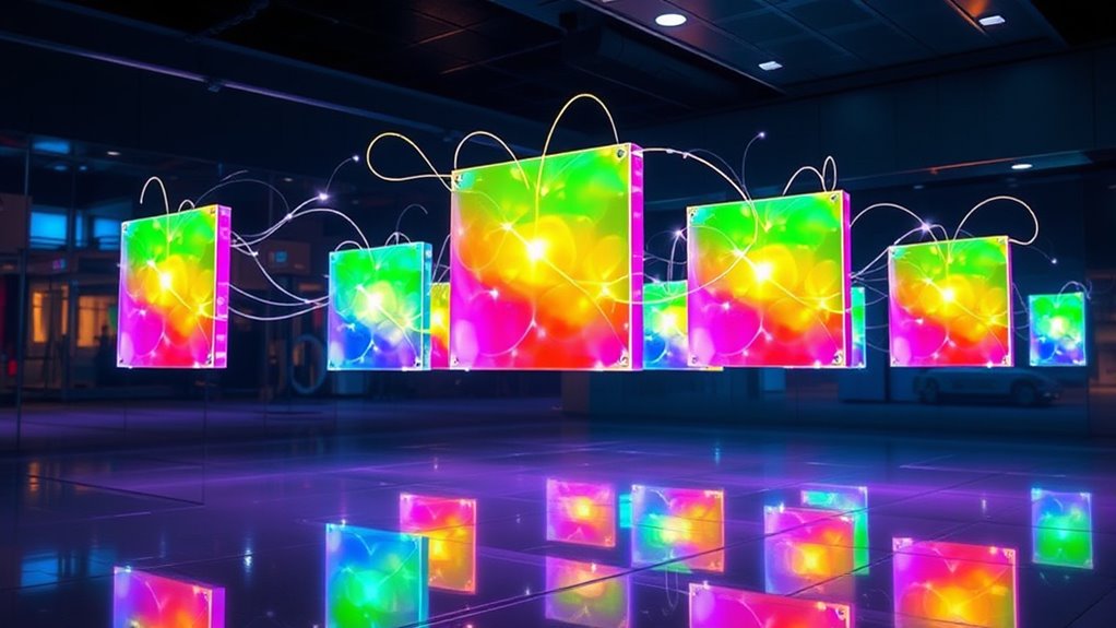 quantum entanglement enhancing displays