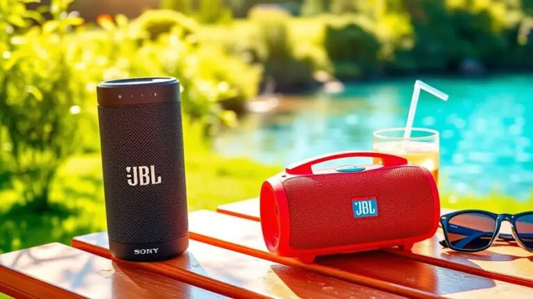 speaker comparison for waterproofing