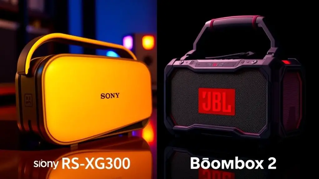 speaker comparison sony vs jbl