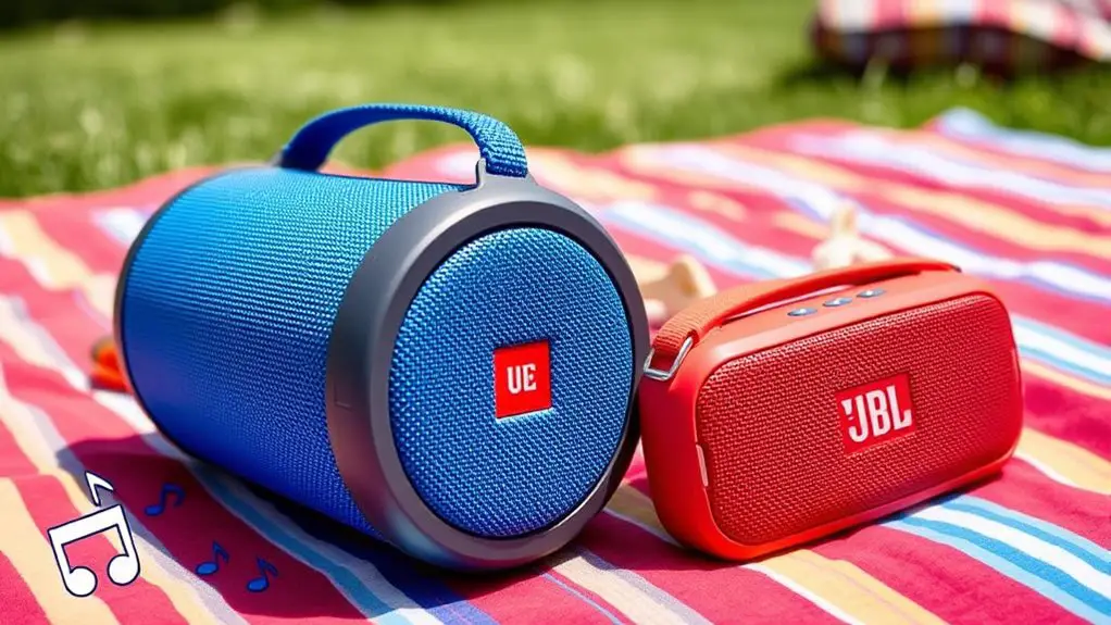 speaker comparison ue boom vs jbl