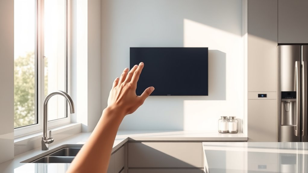 touchless displays enhance hygiene