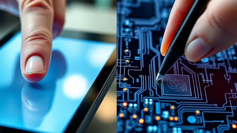 touchscreen technology comparison explained