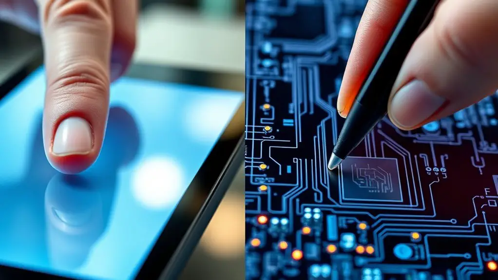 touchscreen technology comparison explained