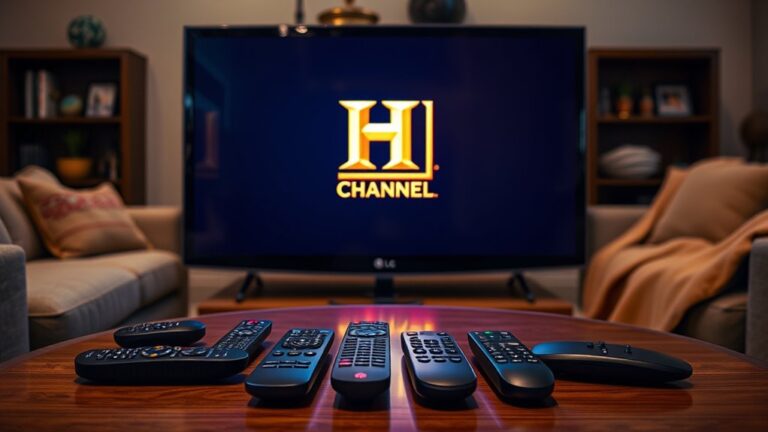 access history channel lg tv