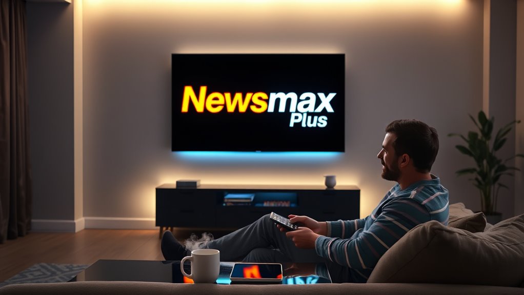 access newsmax plus smart tv