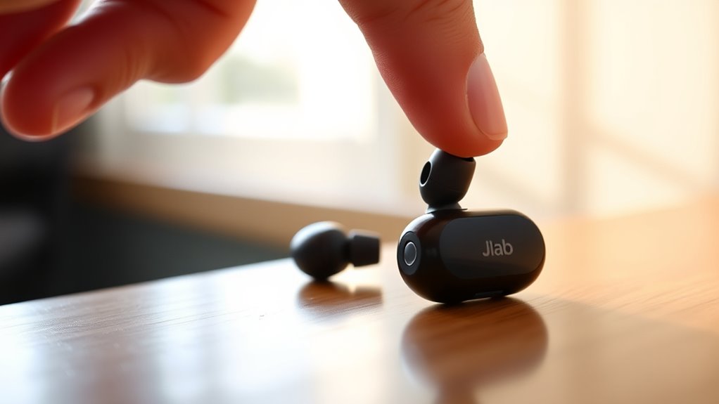 activate jlab earbuds manually