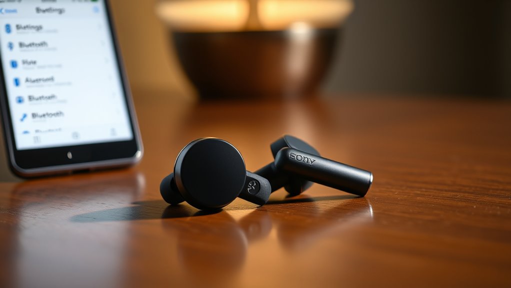 activate sony earbuds pairing