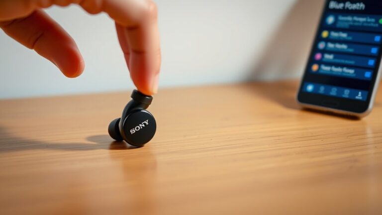 activate sony earbuds pairing