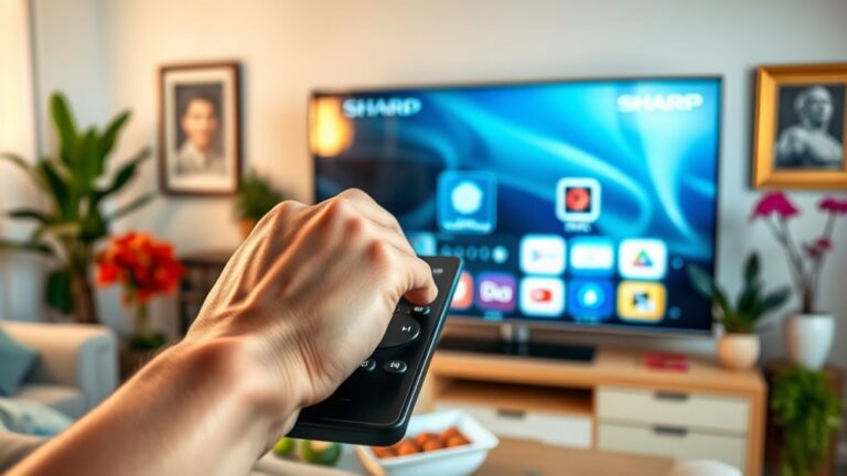 add apps to sharp tv