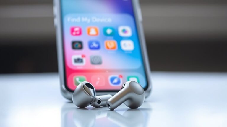 add earbuds to find my