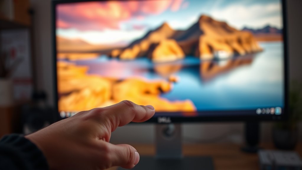 adjust dell monitor brightness