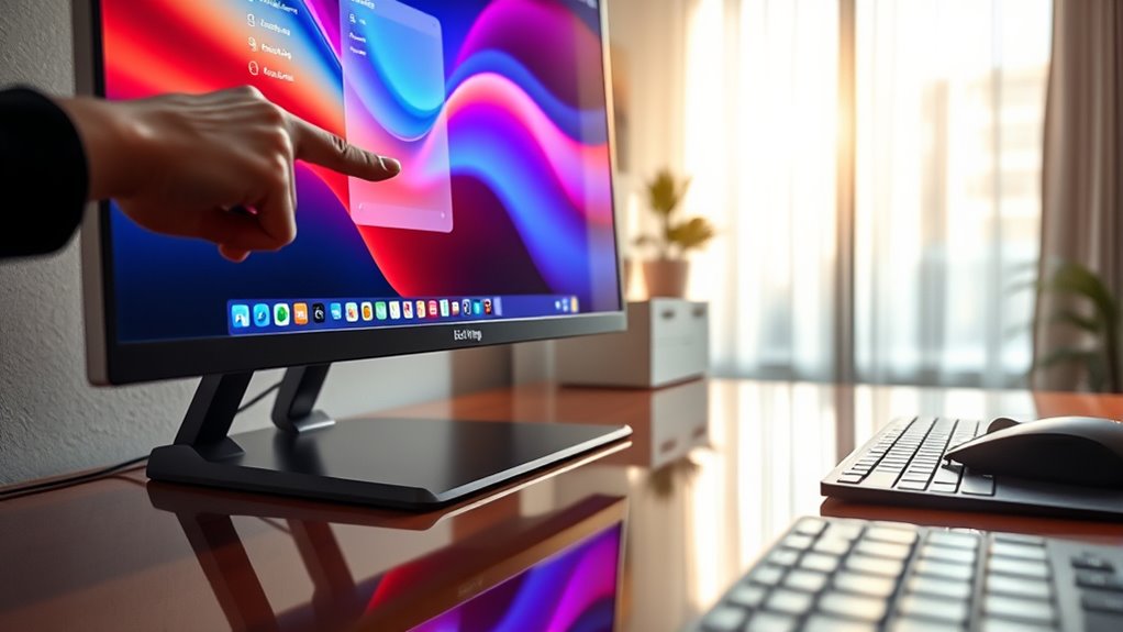 adjust monitor display settings