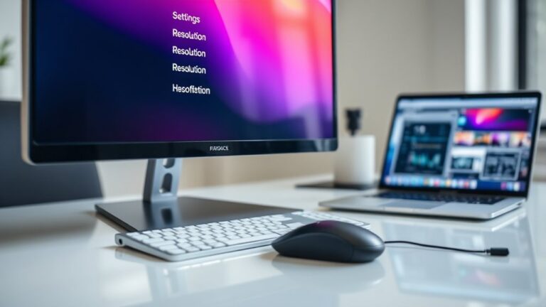 adjust monitor display settings