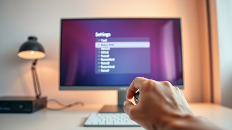 adjust monitor display settings