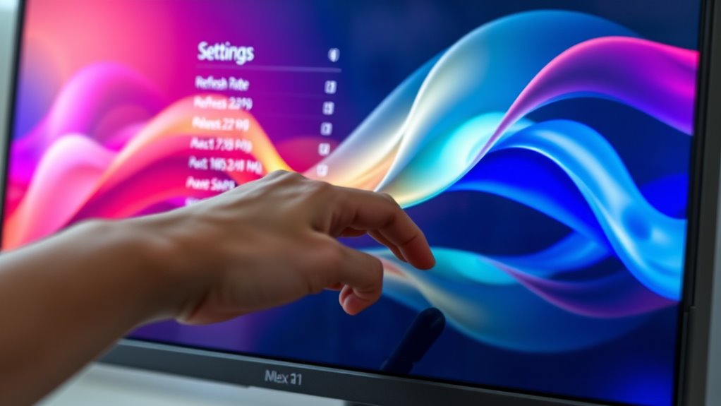 adjust monitor refresh rate