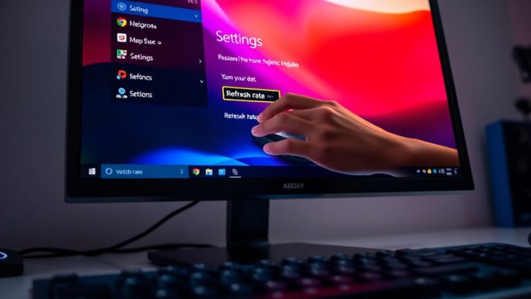 adjust monitor refresh rate