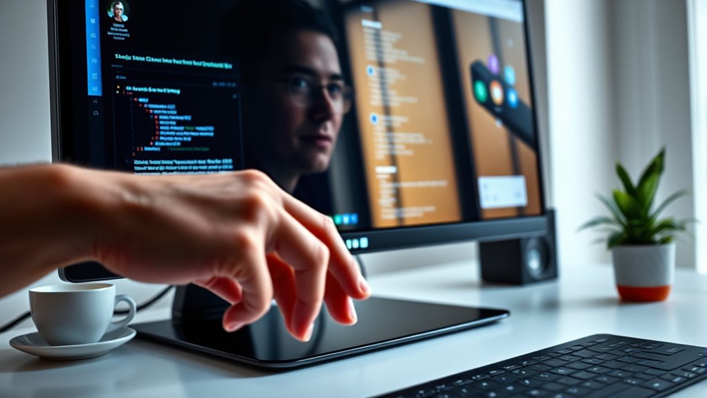 adjust screen view settings