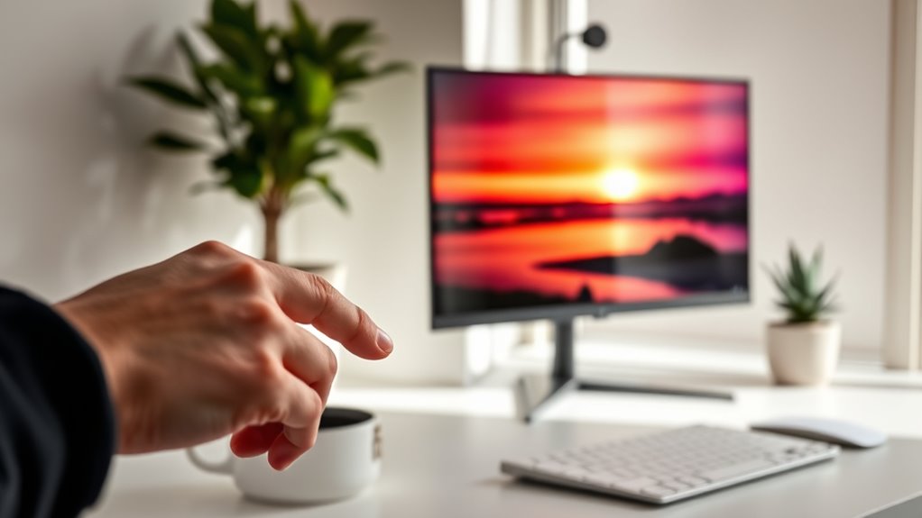 adjusting monitor brightness settings