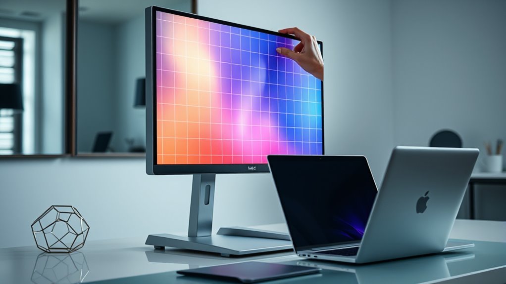 adjusting monitor screen size