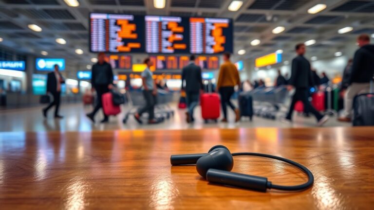 airport security checks earbuds