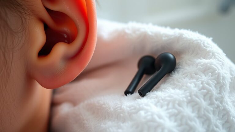 avoid earbuds during infection