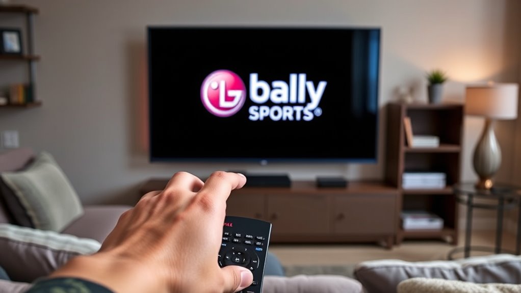 bally sports on lg tv