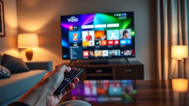 browsing web on vizio