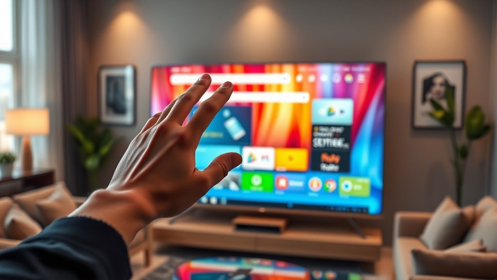 browsing web on vizio