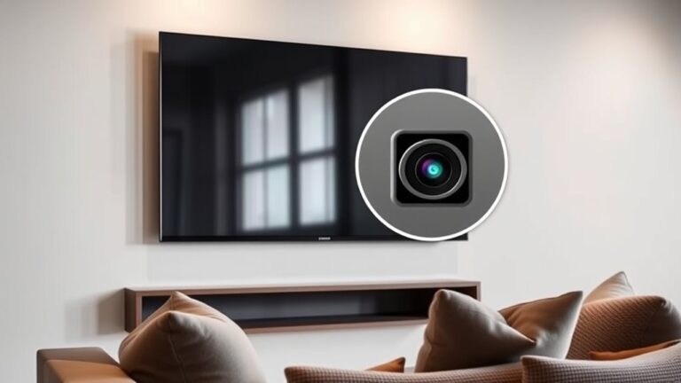 camera location samsung tv