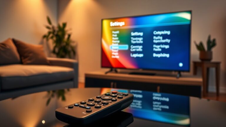 change language settings tv