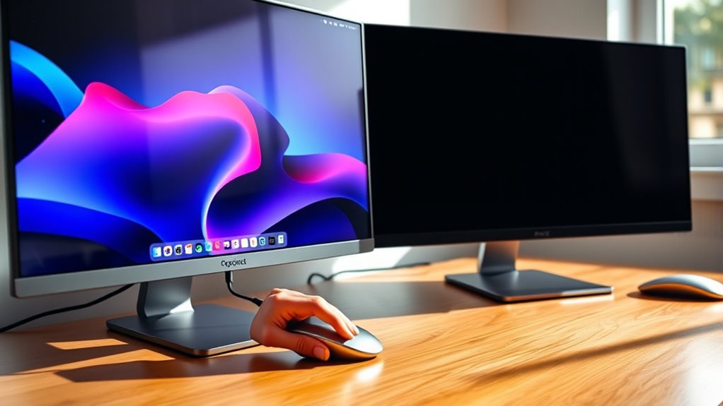 change primary monitor settings