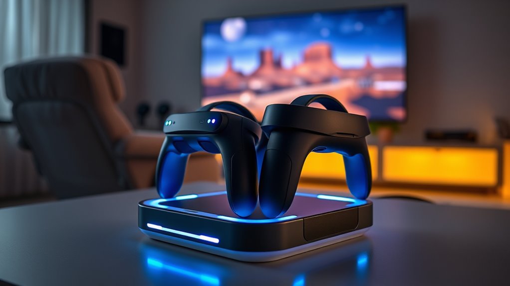 charging vr headset controllers