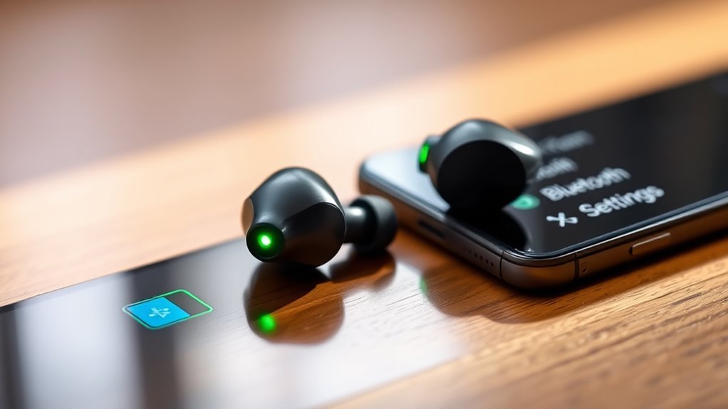 check earbud battery level