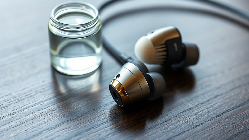 clean earbuds from earwax