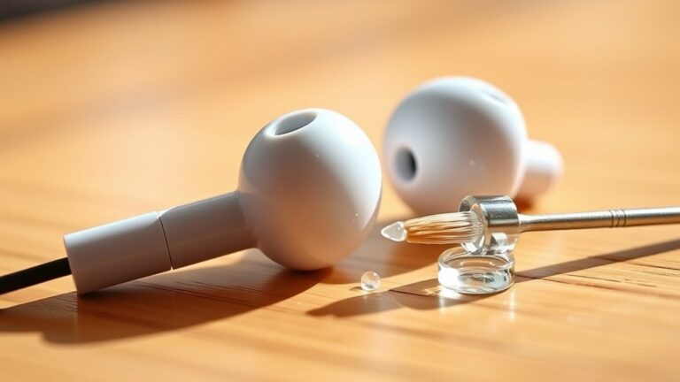 clean earbuds from earwax