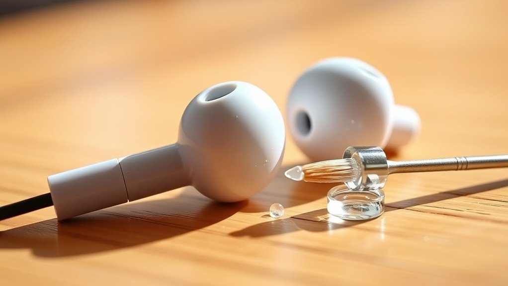 clean earbuds from earwax
