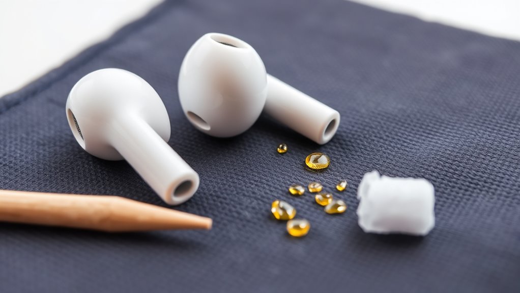 clean earbuds from wax