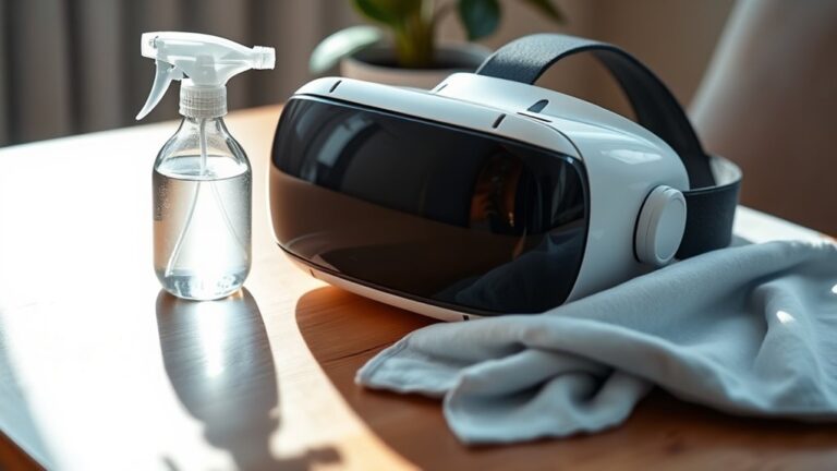 clean vr headset easily