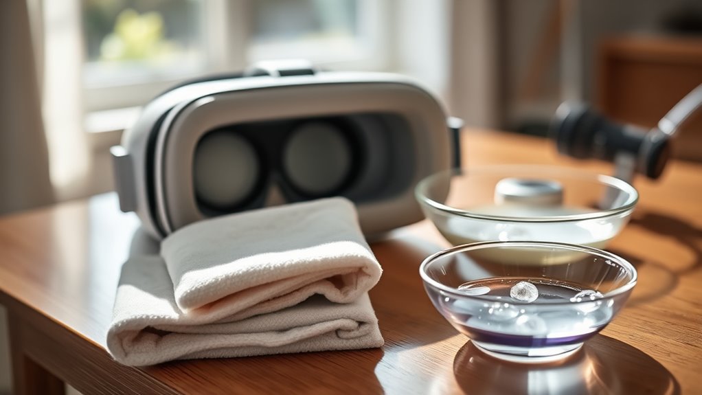 clean vr headset foam