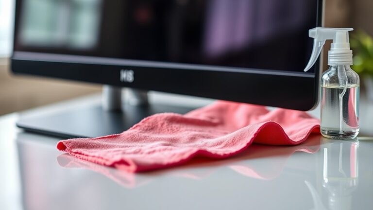 clean your monitor safely
